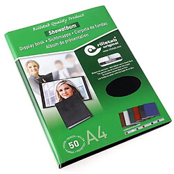 rillstab Dossier de présentation A4 50 pochettes - Noir pas cher