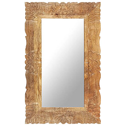 VidaXL Miroir Bois de Manguier