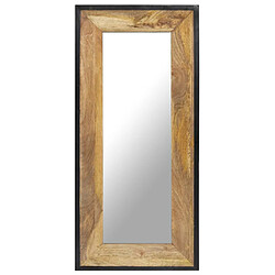 VidaXL Miroir bois de manguier