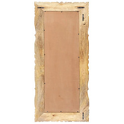 Avis vidaXL Miroir 110x50 cm Bois de manguier