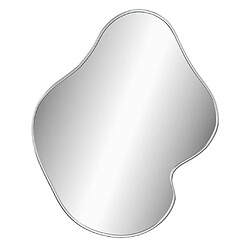 vidaXL Miroir PVC Argenté 60x50 cm