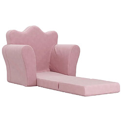 Acheter vidaXL Canapé-lit enfants - Rose