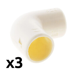 Zenitech équerres IRL pour tube Ø20 mm - Lot de 3