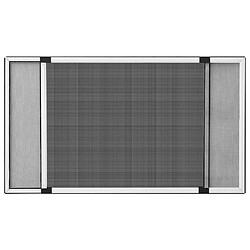 vidaXL Moustiquaire extensible Blanc (100-193)x75 cm