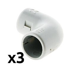 Zenitech équerre IRL pour conduits électriques - Ø16 mm