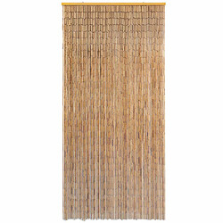 Decoshop26 Rideau de porte 100x220 cm - Bambou