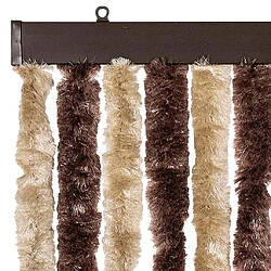 Acheter vidaXL Rideau Chenille - Beige et Marron Clair