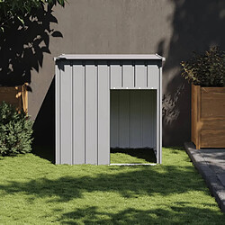 VidaXL Niche pour chien avec toit - Gris clair