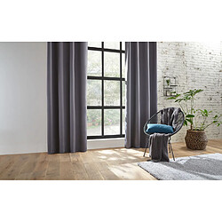 Atmosphera Rideau occultant - 140 x 260 cm - Gris foncé