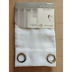 TODAY Voilage Cloud Blanc