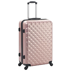 vidaXL Valises rigides ABS - Doré rose