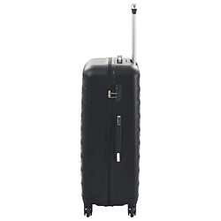 vidaXL Valise 3 pcs Noir pas cher