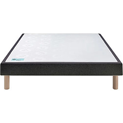 Mérinos sommier Du Matin à lattes - Bleu marine