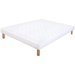 Plein sommeil Sommier tapissier - Blanc