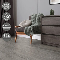 ML-Design Revêtement de Sol PVC - Chêne Gris 8,92m²