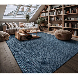 Paco-Home Paco Home Tapis Extérieur Uni Bleu