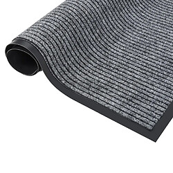 Acheter vidaXL Paillasson Rayé - Gris