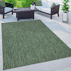 Paco-Home Paco Home Tapis Extérieur Uni - Vert