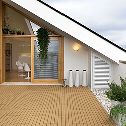 ECD Germany Carreaux WPC - 60x30cm - Teck