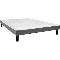 Duvivier Sommier tapissier 1 place - Gris