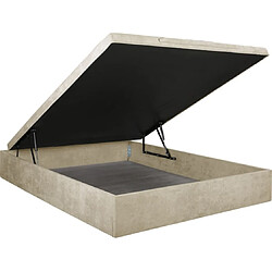 Ub design Sommier coffre tissu - Beige
