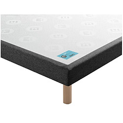 Mérinos Sommier cadre à lattes - Anthracite