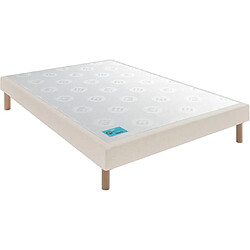 Mérinos Sommier cadre à lattes - Sable