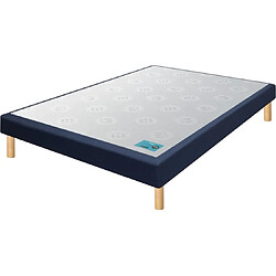 Mérinos sommier cadre à lattes - Bleu