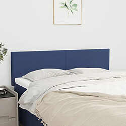 VidaXL Têtes de lit 2 pcs 72x88 cm - Bleu