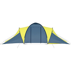 Acheter vidaXL Tente de camping - 6 personnes - Bleu et jaune