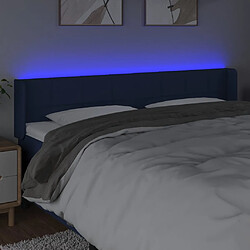 Acheter vidaXL Tête de lit à LED - Bleu
