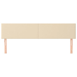 Avis vidaXL Têtes de lit 2 pcs - Crème