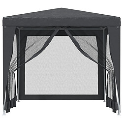 Avis vidaXL Tente de fête 4 parois latérales - Anthracite