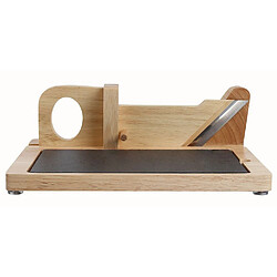 Kitchen artist Guillotine à saucisson avec plateau en ardoise