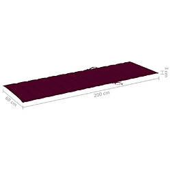 Helloshop26 Transat de jardin bambou - Marron pas cher