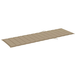 Helloshop26 Bain de soleil en bois - Beige