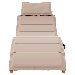Acheter vidaXL Chaises longues - Taupe