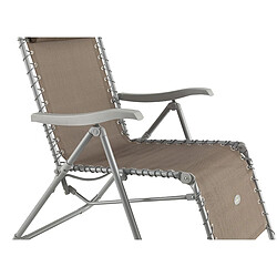 HESPERIDE Fauteuil relax SILOS - Taupe pas cher