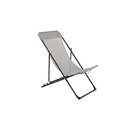 Essenciel green Lot de 2 chiliennes pliantes - Gris