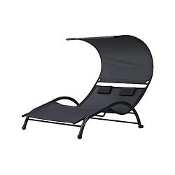 Essenciel green transat double Vega - Noir