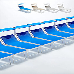 Beach and garden design bain de soleil Italia Grande - Bleu