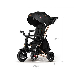 Avis Qplay Tricycle Nova+ Rubber - Golden Black