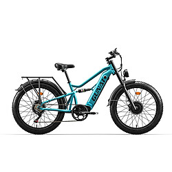 Acheter GUNAI-M2 VTT électrique 26" - Dual Moteur 1500W - 48V 17.5 Ah - Vert