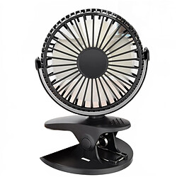 Universel Ventilateur de Bureau à Clip USB Ventilateur à clip - Rechargeable - Rotation 360Â° - Trois vitesses - Design portable