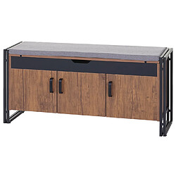 Mendler Vestiaire mural avec banquette - Chêne