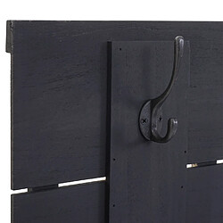 Mendler Vestiaire portemanteau mural - Gris foncé pas cher
