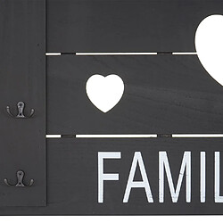 Acheter Mendler Vestiaire portemanteau mural - Gris foncé