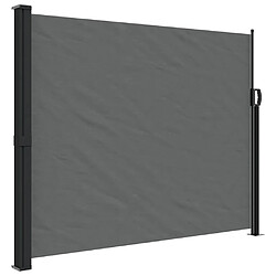 vidaXL Auvent latéral rétractable - Anthracite - 160x500 cm