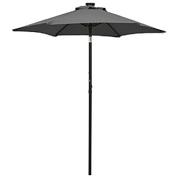 vidaXL Parasol de jardin LED 200 cm - Anthracite