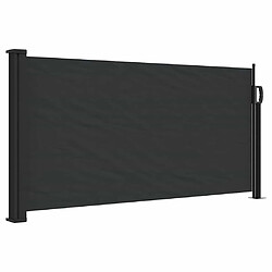 vidaXL Auvent Latéral Rétractable Noir 100x300 cm
